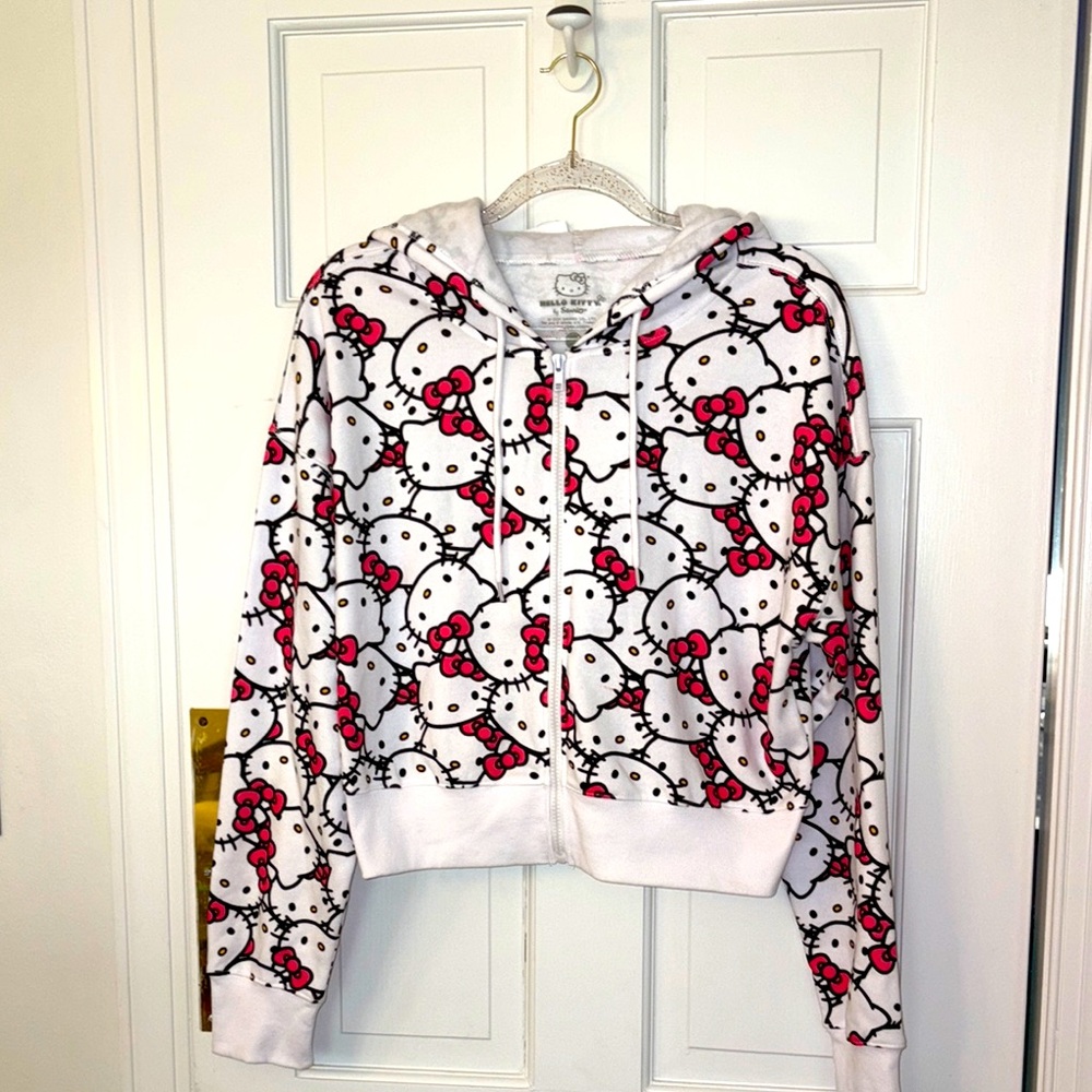 Hello Kitty Zip-Up Hoodie